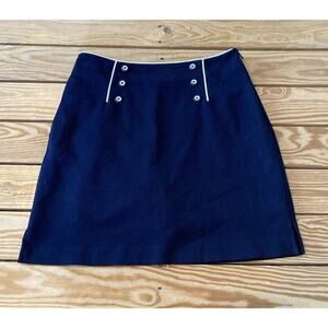 EP Pro Button Detail Skort Size 4 Women’s Navy